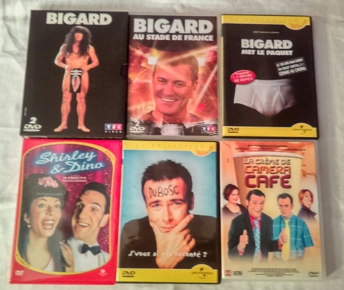 Lot dvd bigard dubosc - 6,