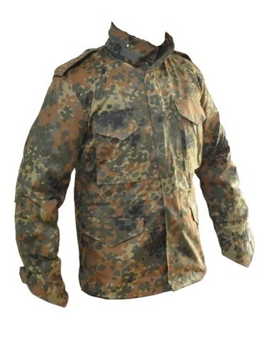Flecktarn camouflage m65 veste - camouflage,