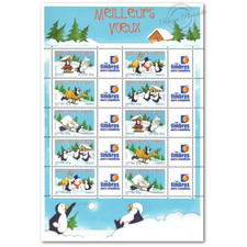 FEUILLE F3853A TIMBRES