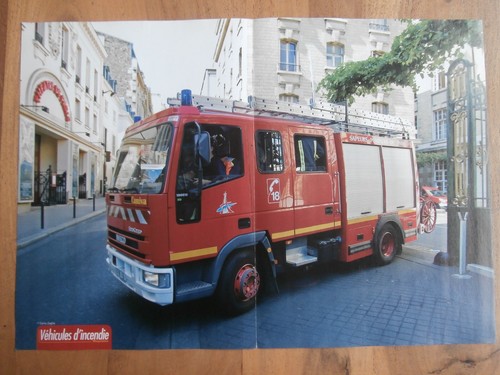 Poster pompier iveco - iveco, euro