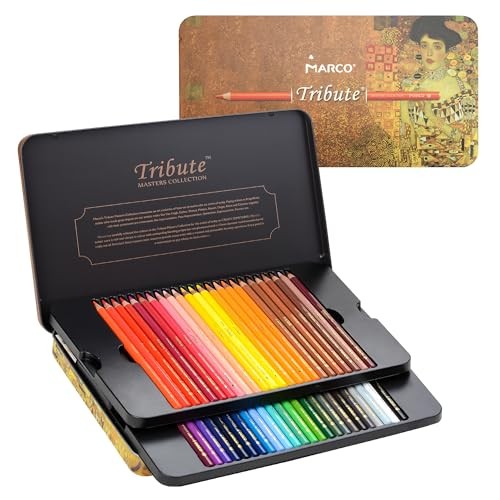 Coffret métal crayons de - métal, 48