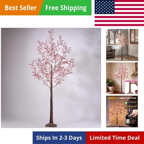 6ft lighted cherry blossom - 6ft,