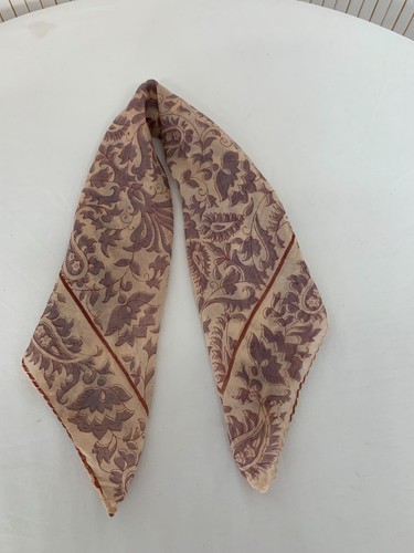 Foulard carré soie vintage - foulard,