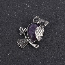  1PC créatif hibou forme broche cristal broche mode broche manteau broche