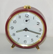 Ancien réveil mécanique horloge JAZ NIGIC Vintage années 70 / 80