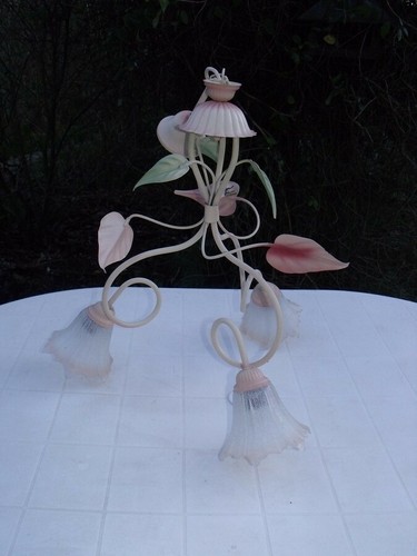Lustre métal fer forgé