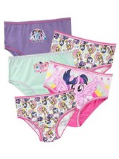 - Culotte Pack de Cinq - My Little Pony - Fille - Multicolore - 7-8 Ans