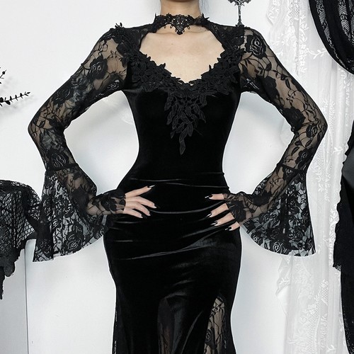 Femme gothique dentelle - femme,