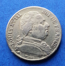 MONNAIE ANCIENNE EN OR 20  FR LOUIS XVIII " BUSTE HABILLé "  1814 A