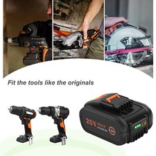 20V 8000mAh Li-ion Batterie pour Worx WA3551 WA3551.1 WA3553 WA3641 WA3572 WX166