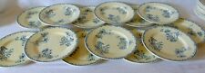 13 ASSIETTES PLATES FAIENCE TERRE DE FER MODELE IRIS SARREGUEMINES ?