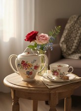 Sucrier Vintage en Porcelaine