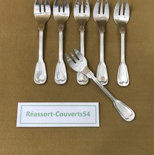 1 fourchette à huître ERCUIS modèle FILET CHINON métal argenté Couvert 13,3 cm