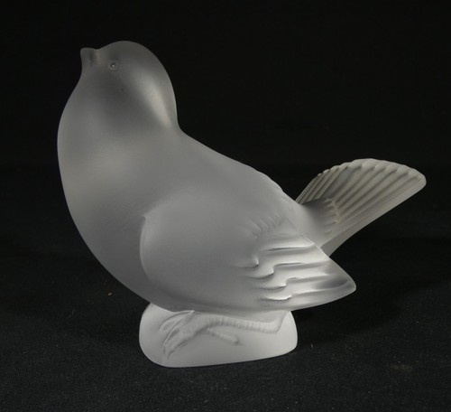 Lalique statuette moineau en - lalique,,