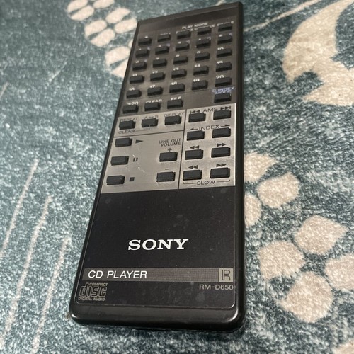 Testé sony d650 lecteur - rm-d650,