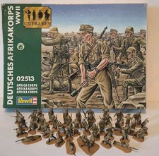 Boîte Soldats Revell,ref 02513 Afrika Korps, WW2,Figurines 1/72