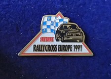 RARE PINS VOITURE CAR RALLYE RALLYCROSS EUROPE 1991 SAVENAY