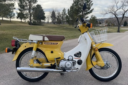1980 honda c70 motorcycle - honda,