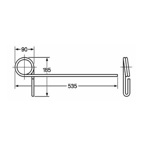 Dent faneuse 10 mm - 10,