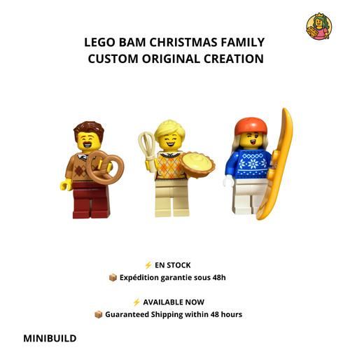 Lego bam minifigure christmas - lego,