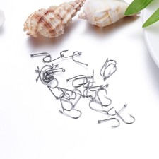  100 PCS Saltwater Fishing Perforated Hooks Crochets De Pêche Matériel Peche