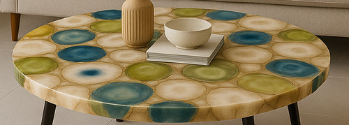 Agate table top dining - table,
