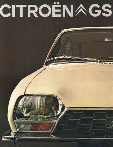 Catalogue brochure citroën - brochure, gs