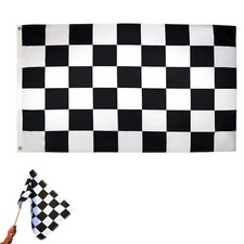 Drapeau De Course À Damier