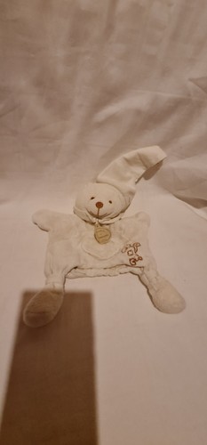 Doudou ours marionnette coton - ours,