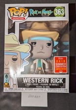 FUNKO POP - RICK ET MORTY 363 - WESTERN RICK - SUMMER CONVENTION EXCLUSIVE SDCC