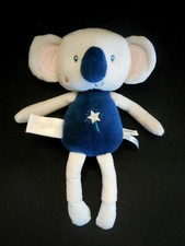 doudou peluche koala gris bleu