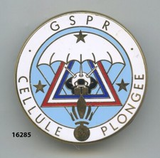 Insigne , Groupe Sécurité Présidence de la République - cellule plongée -