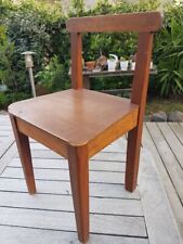 Petite CHAISE ECOLE enfant maternelle en bois- vintage