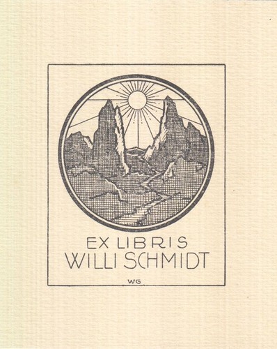Exlibris livre art - exlibris, willi