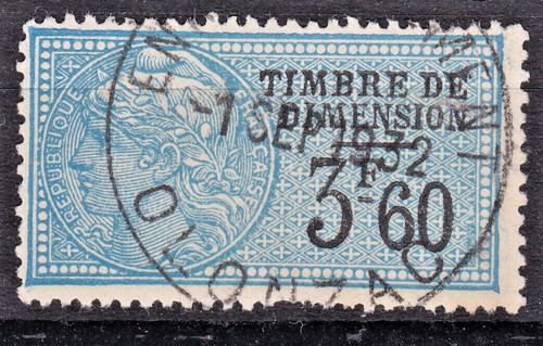 Timbre france fiscal 1934 - fiscal,