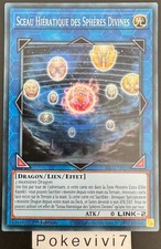 Carte YU-GI-OH! SCEAU HIERATIQUE DES SPHERES DIVINES RA02-FR039 SR NEUF