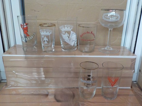 Verre ancien biere - 7,