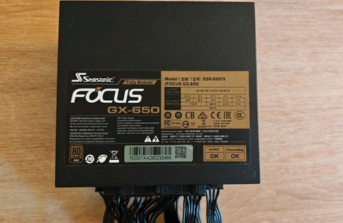 Seasonic focus 650 650w atx - gx-650,