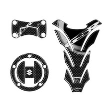 Kit Autocollant Stickers Résine Carbone Compatible pour Moto Suzuki GSR