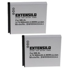 2 Batteries pour Canon Legria