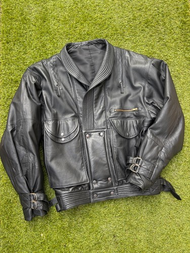 Perfecto cuir véritable - en,