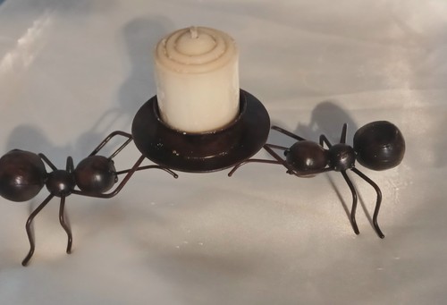 Bougeoire métal fourmis - ,