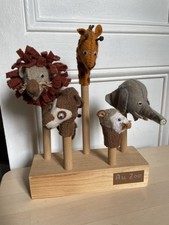 Marionnettes à doigt savane Afrique artisanal feutrine tissu