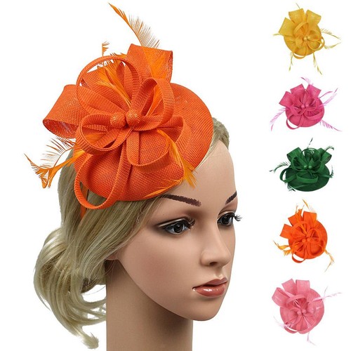 Fascinator wide strips fleur - fascinator,