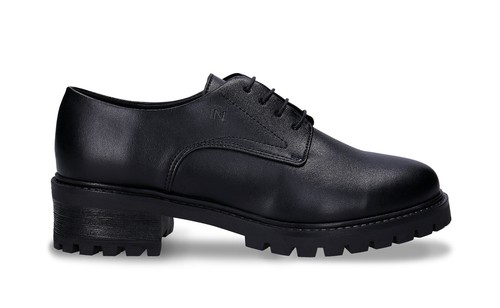 Chaussures plates noire pour