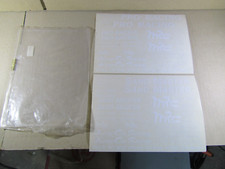 621W Vintage MRC  Racing Team Decal Autocollant Lettre Blanche Stickers