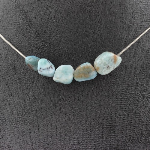 Pierres minéraux collier - et,