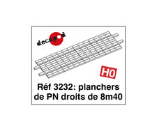 Decapod 3232 - Planchers de PN droits de 8m40  - HO (1:87)