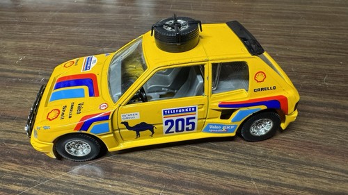 Burago peugeot 205 turbo - 1/25,