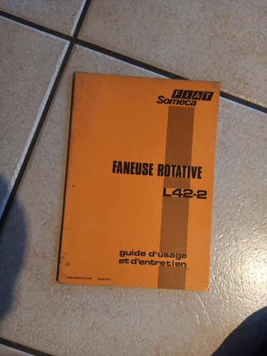 Livret fiat someca faneuse l42 - faneuse,